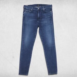 Citizens of Humanity Rocket Jeans Womens 33 Dark Blue High Rise Skinny Y2K